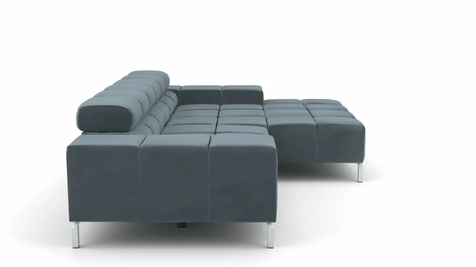 Sofas & Couches>Lascondo Eckgarnitur grau