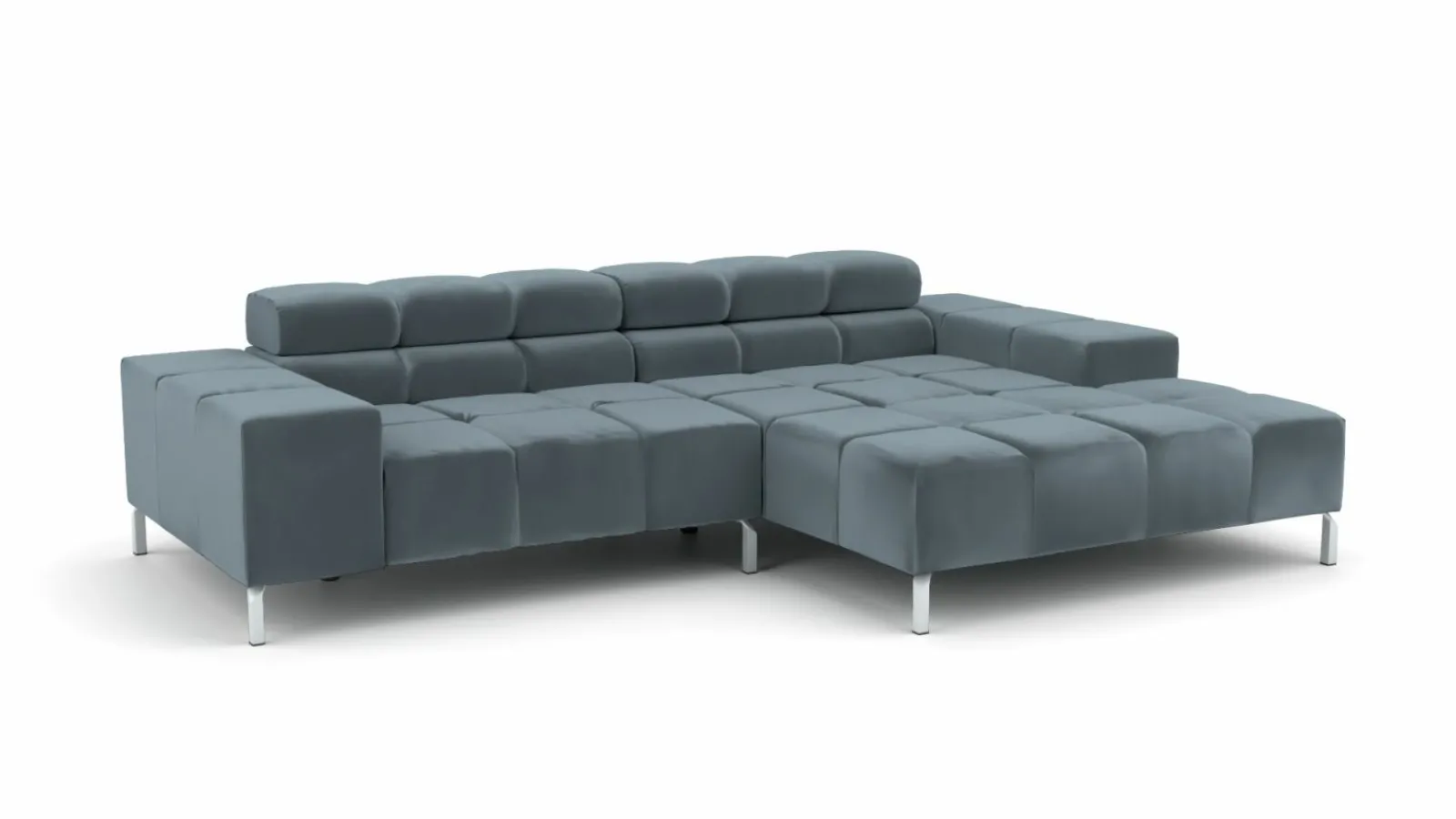 Sofas & Couches>Lascondo Eckgarnitur grau