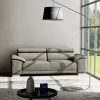 Sofas & Couches>Lascondo 3-Sitzer-Sofa schwarz