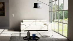 Lascondo 3-Sitzer-Sofa weiß^ Sofas & Couches