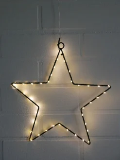 LED -LEUCHT - STERN schwarz^ Tischleuchten
