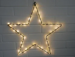 LED - LEUCHT - STERN schwarz^ Tischleuchten