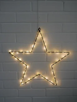 LED - LEUCHT - STERN schwarz^ Tischleuchten