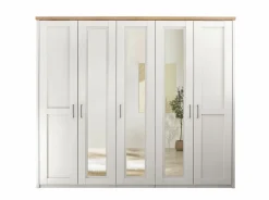 Kleiderschränke>LIV'IN Drehtürenkleiderschrank 5-trg. weiß