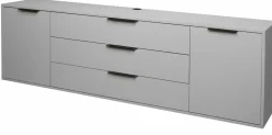 Lowboard grau^ Tv & Mediamöbel|Kommoden & Sideboards