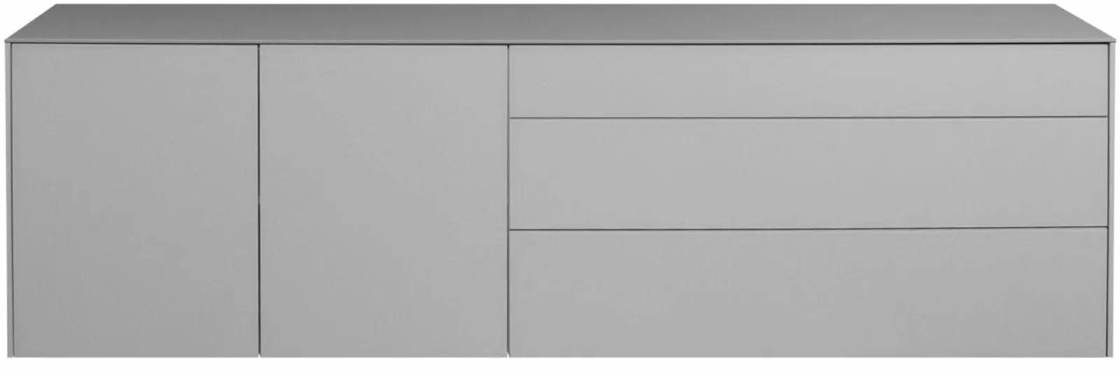 Tv & Mediamöbel|Kommoden & Sideboards> Lowboard grau