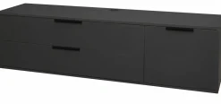 Tv & Mediamöbel|Kommoden & Sideboards> Lowboard schwarz