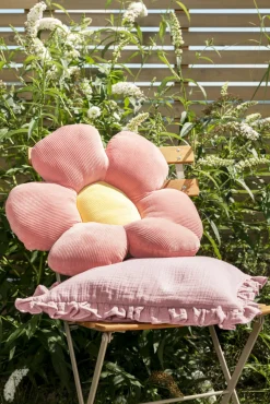 Dekokissen>Magma Formkissen "Blume" beige