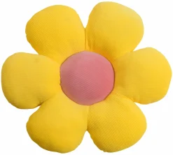 Dekokissen>Magma Formkissen "Blume" gelb