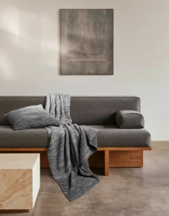 Wohndecken>Marc O'Polo Plaid grey grau
