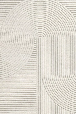 Medipa Moderner Webteppich hoch-tief beige^ Moderne Teppiche