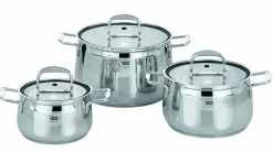 Topfsets>M&K by Elo Topfset 3tlg. silberfarben