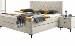 Boxspringbetten|Betten>MONDO Boxspringbett beigegrau