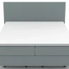 Boxspringbetten|Betten>MONDO Boxspringbett blaugrau