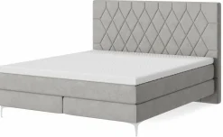 MONDO Boxspringbett grau^ Boxspringbetten|Betten