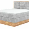 MONDO Boxspringbett grau^ Boxspringbetten|Betten
