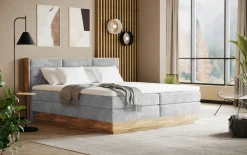 MONDO Boxspringbett grau^ Boxspringbetten|Betten