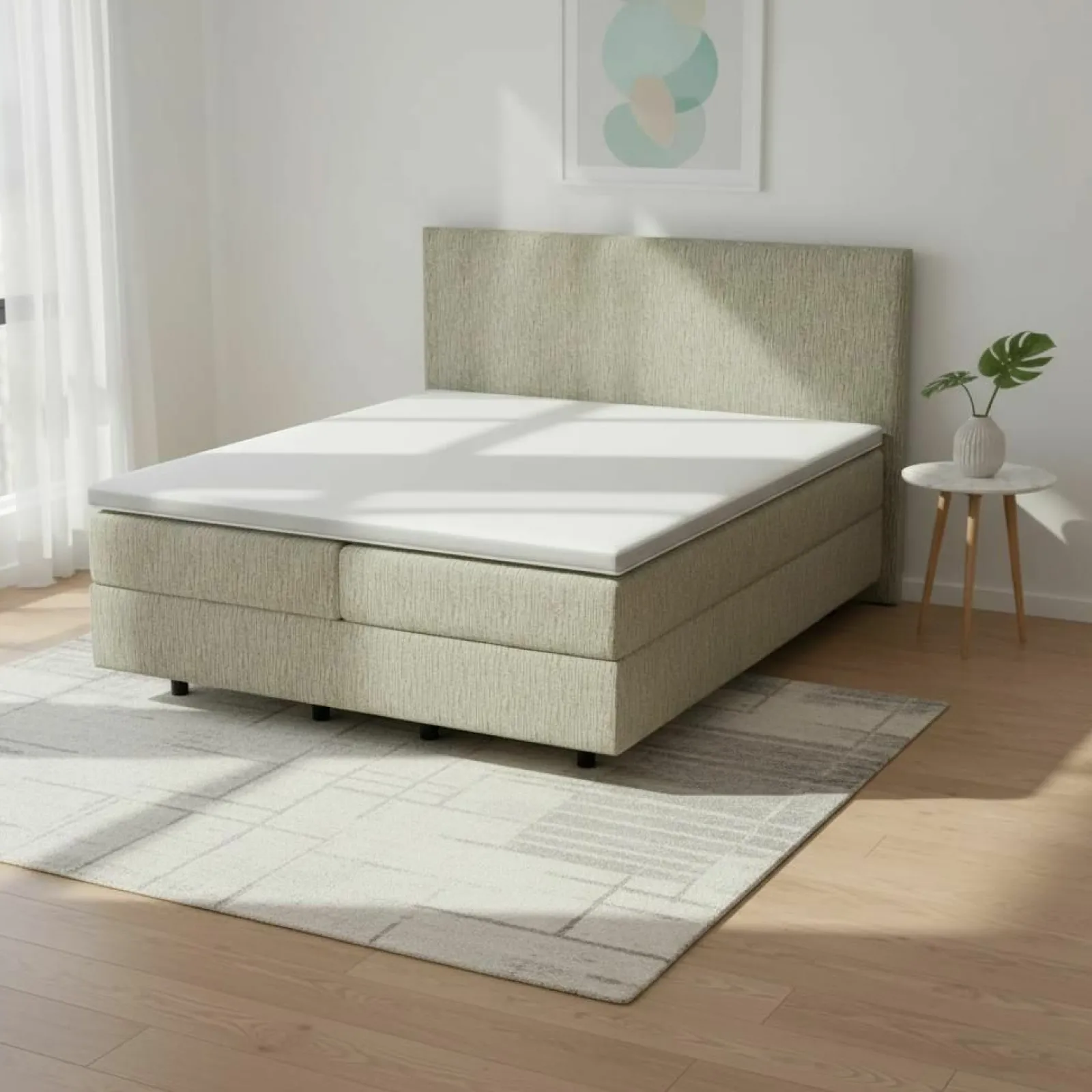 Boxspringbetten|Betten>MONDO Boxspringbett grün