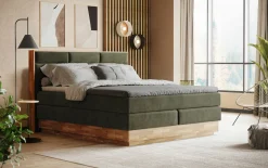 MONDO Boxspringbett grün^ Boxspringbetten|Betten