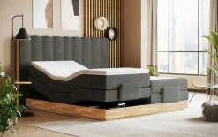 MONDO Boxspringbett m. Motor schwarz^ Boxspringbetten|Betten