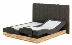 MONDO Boxspringbett m. Motor grau^ Boxspringbetten|Betten