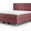 MONDO Boxspringbett rot^ Boxspringbetten|Betten