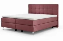 MONDO Boxspringbett rot^ Boxspringbetten|Betten