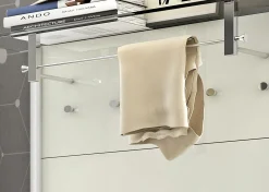 Garderoben>MONDO Garderobe silberfarben
