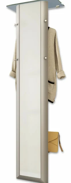 Garderoben>MONDO Garderobe silberfarben