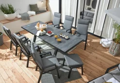 Gartensessel>MONDO Gartensessel Relax Move schwarzgrau
