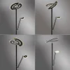 Stehleuchten>MONDO LED-Stehleuchte 2flg schwarz