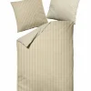 MONDO Mako-Satin-Bettwäsche beige^ Satin
