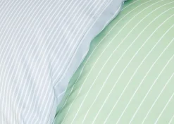 Satin>MONDO Mako-Satin-Bettwäsche grün