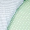 Satin>MONDO Mako-Satin-Bettwäsche grün