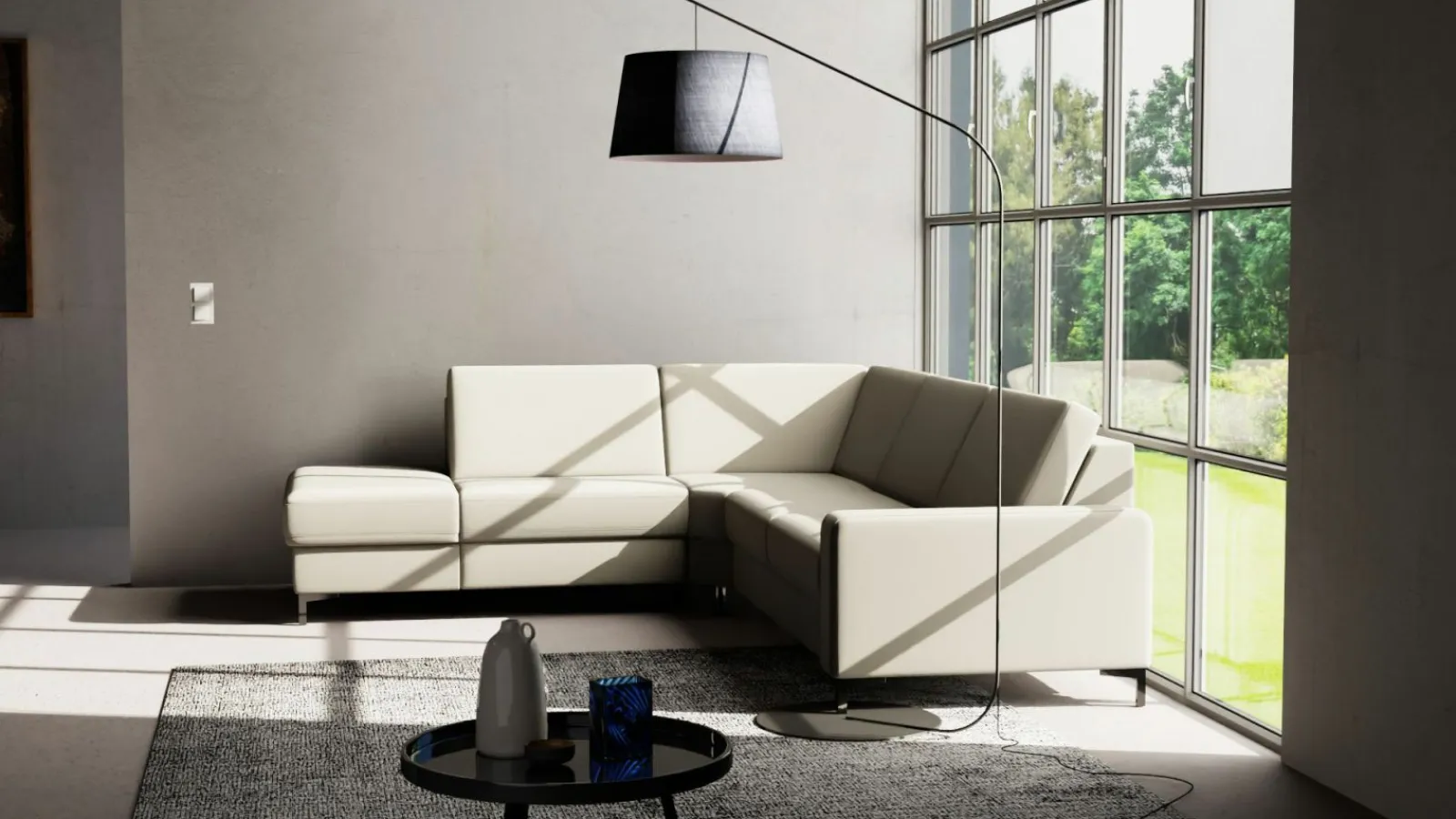 Sofas & Couches>MONDO Polstergarnitur grau
