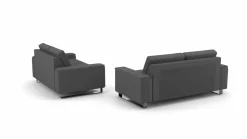 MONDO Polstergarnitur schwarz^ Sofas & Couches