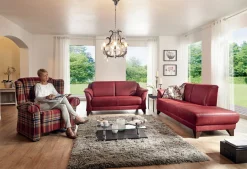 MONDO Recamiere Seitenteil links rot^ Sofas & Couches