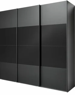 MONDO Schwebetürenschrank schwarz^ Kleiderschränke