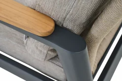 MONDO 2-Sitzer Sofa braungrau^ Gartensofas