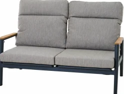 MONDO 2-Sitzer Sofa braungrau^ Gartensofas