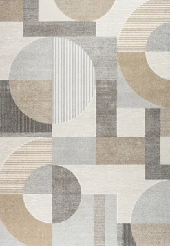 MONDO Webteppich modern weißbeige^ Moderne Teppiche