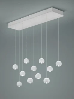 Pendelleuchten>Musterring LED-Pendelleuchte 11flg weiß