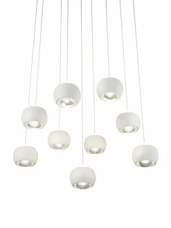 Musterring LED-Pendelleuchte 9flg weiß^ Pendelleuchten