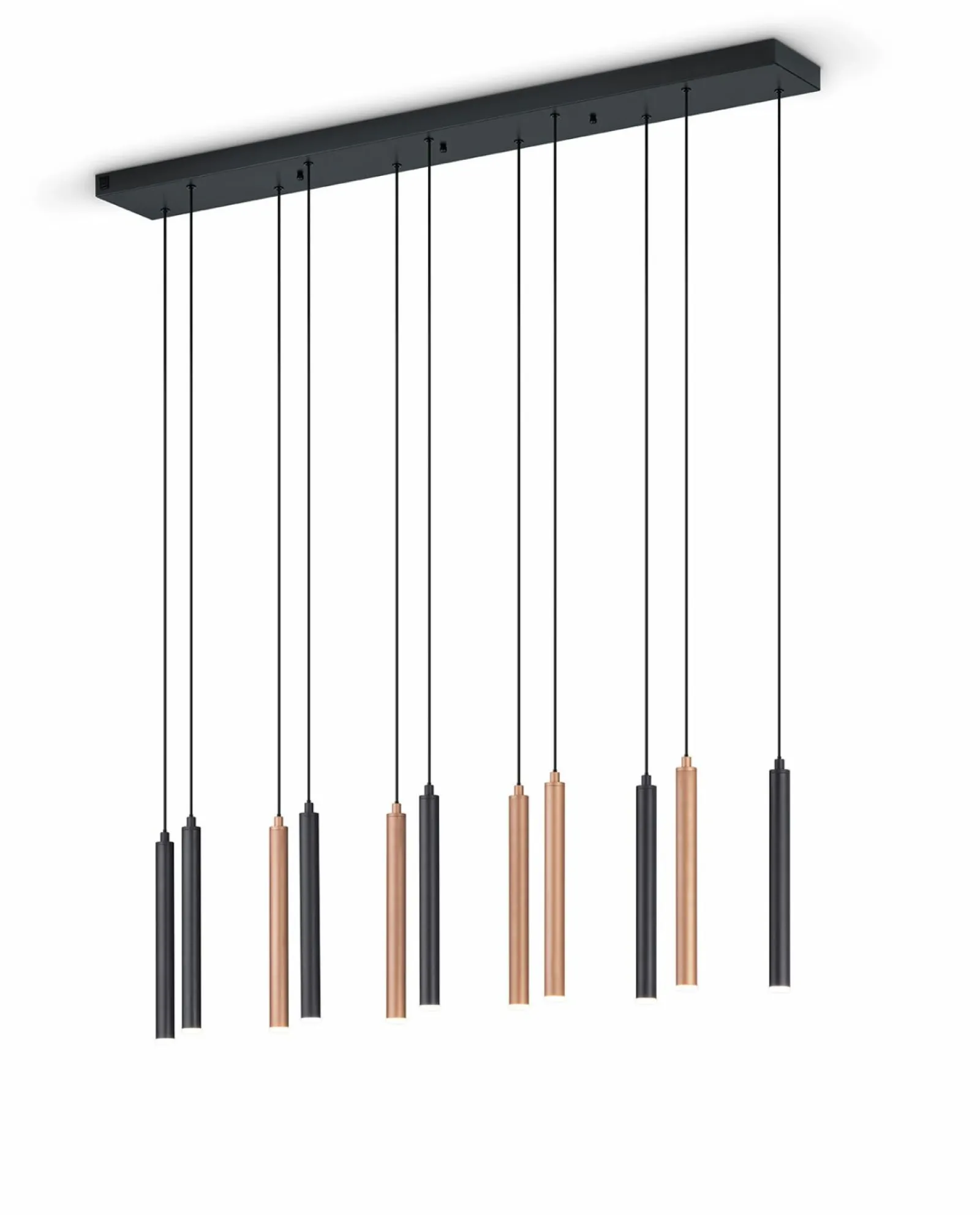 Pendelleuchten>Musterring LED-Pendelleuchte 11flg schwarz