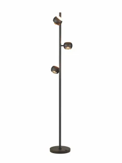 Musterring LED-Stehleuchte 3flg schwarz^ Stehleuchten