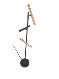 Musterring LED-Stehleuchte 3flg schwarz^ Stehleuchten