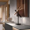Musterring LED-Tischleuchte 2flg schwarz^ Tischleuchten