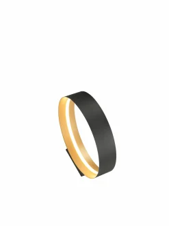 Tischleuchten>Musterring LED-Tischleuchte 1flg schwarzgoldfarben