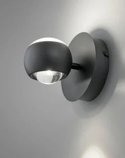 Wandleuchten>Musterring LED-Wandleuchte 1flg schwarz