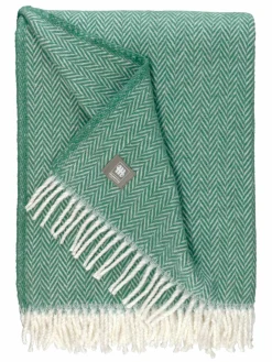 Wohndecken>Musterring Plaid grün